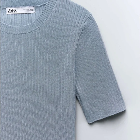 ZARA Back Vent Knit Dress - Picture 5 of 5